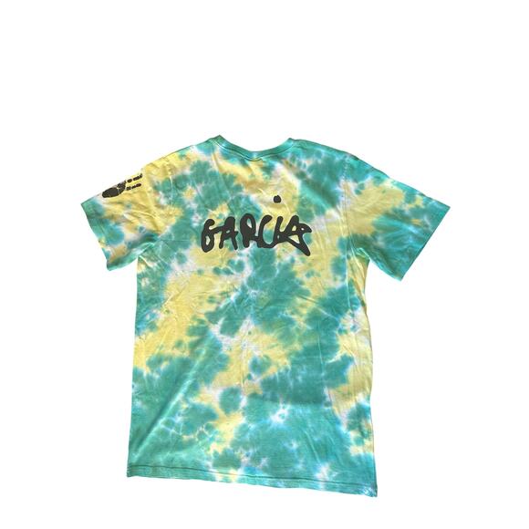 Oakland A's Jerry Garcia Grateful Dead Tie Dye T-shirt size large - Picture 2 of 9